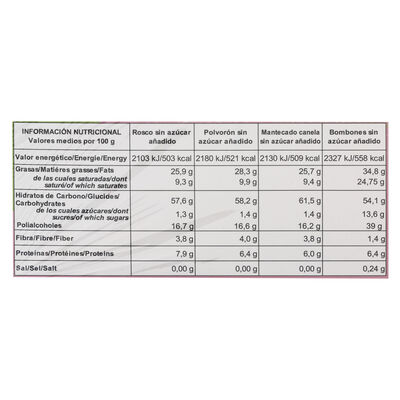Surtido navidad sin azúcar añadido La Estepeña 285g