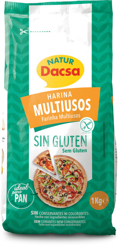 Harina Multiusos Sin Gluten Natur Dacsa 1kg
