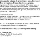Burger vegetal con romero y perejil Heüra 180g