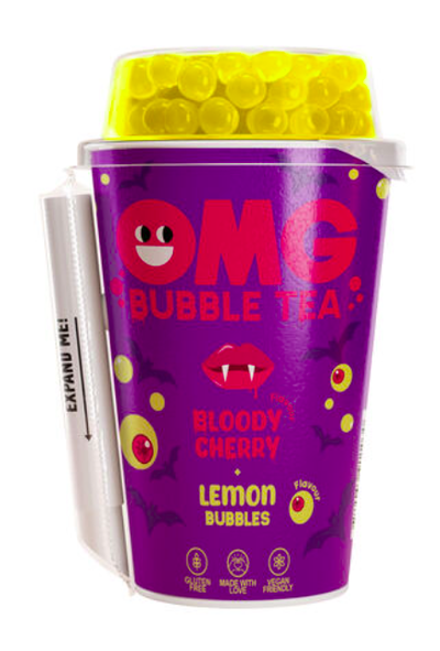 Refresco bubble tea con sabor cereza limón OMG 265 ml