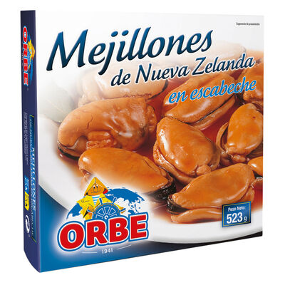 Mejillones en escabeche Orbe 330g 