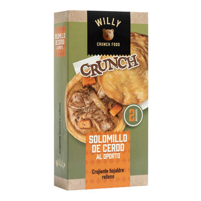 Hojaldre relleno Willy Crunch solomillo de cerdo 2uds