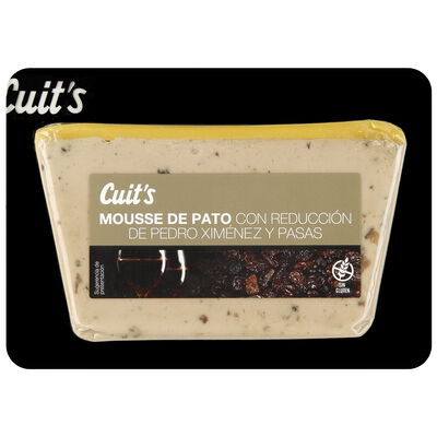 Mousse de pato con reducción de Pedro Ximénez y pasas Cuit's 125g