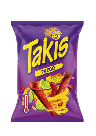 Snacks de ma&iacute;z Takis Fuego 130g