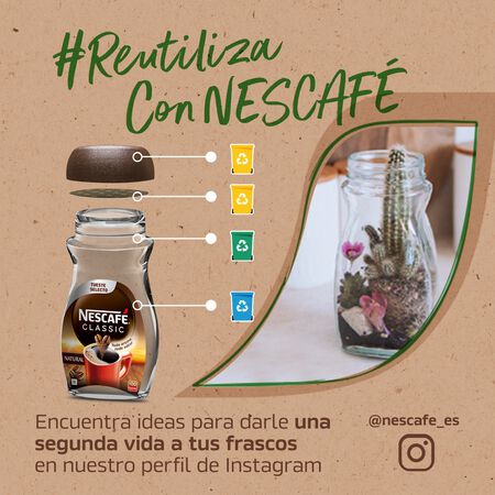 Café soluble descafeinado Nescafé 100g mezcla