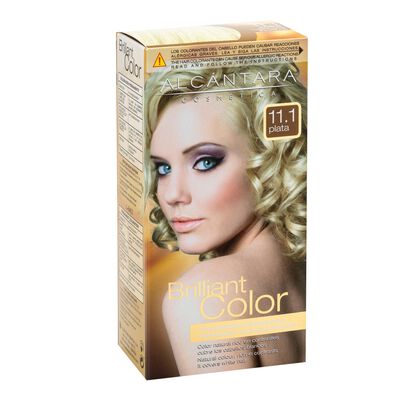 Tinte de cabello Alc&aacute;ntara Brilliant Color n&ordm; 11.1 plata