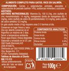 Comida h&uacute;meda gato Meque tarrina rico en salm&oacute;n 100g
