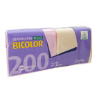 Servilletas Lanta 200 uds bicolor amarilla y rosa