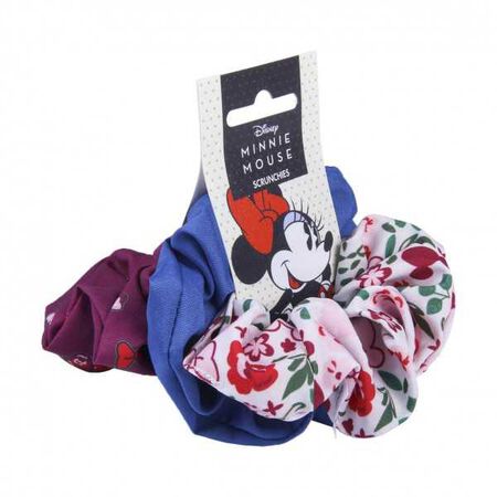 Coletero tela Minnie 3 unidades rosa