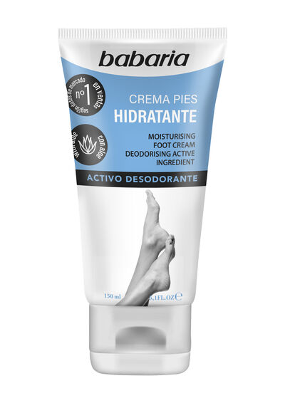 Crema de pies Babaria 150ml aloe hidratante