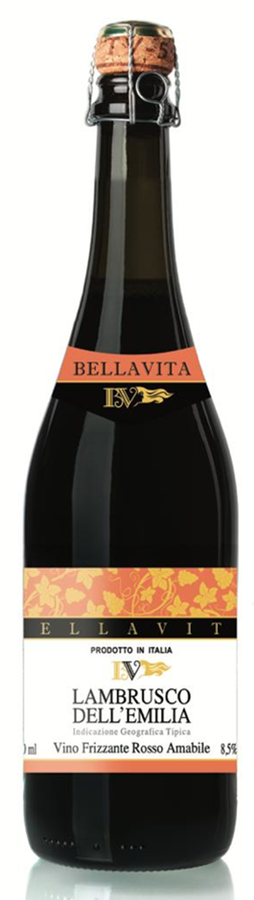 Vino Tinto Lambrusco dell Emilia Amabile. 75cl