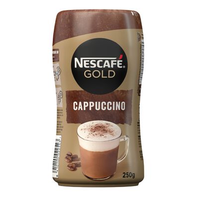 Caf&eacute; soluble natural Nescaf&eacute; Gold Cappuccino bote 250g