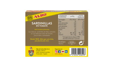 Sardinilla en tomate Albo 82g