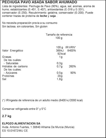 Lote: 250gr Jam&oacute;n cocido+250 gr Pechuga de pavo+250gr Queso Harvati