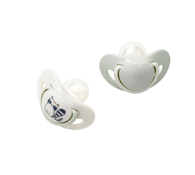 Chupete silicona Tigex smart planet 6-18-meses pack 2