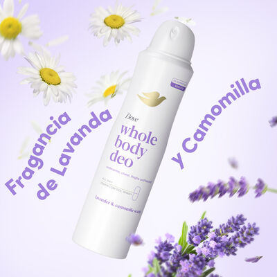 Desodorante spray Corporal Dove 150 ml Lavanda&camomila