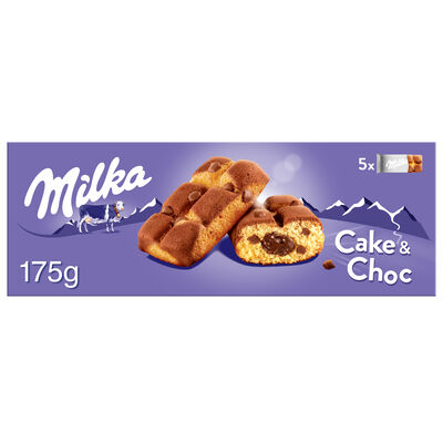 Bizcochito Milka Cake Choc crema pepitas chocolate 175g