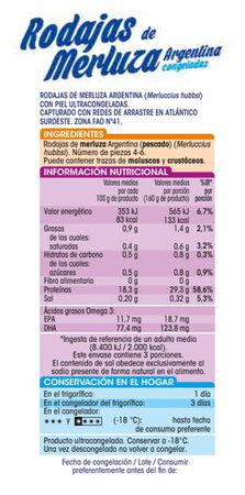 Rodajas merluza Alipende 480g