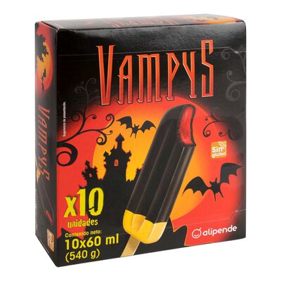 Helado Vampys Alipende 600 ml 10 uds