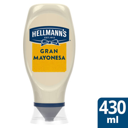 Mayonesa bocabajo con dosificador Hellmann'S 430ml