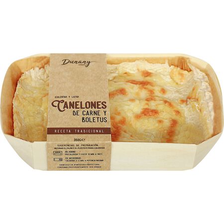 Canelones de carne con boletus Dunany 350g