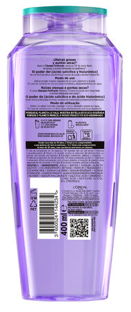 Champú Elvive 380ml hialuronico pure 72h purificante