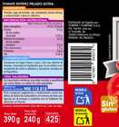 Tomate entero pelado categor&iacute;a extra Alipende 240g