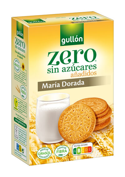Galletas Mar&iacute;a Dorada Sin Az&uacute;cares a&ntilde;adidos Gull&oacute;n Zero 400g
