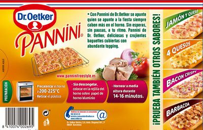Pannini Dr Oetker 250g at&uacute;n