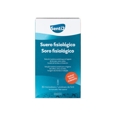 Suero fisiol&oacute;gico Senti2 30 monodosis