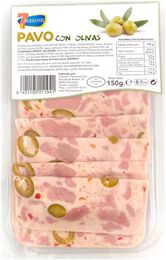 Pavo 7 Hermanos 150g con olivas en lonchas