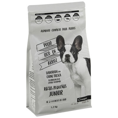 Alimento completo para perro Meque junior pollo 1,2kg