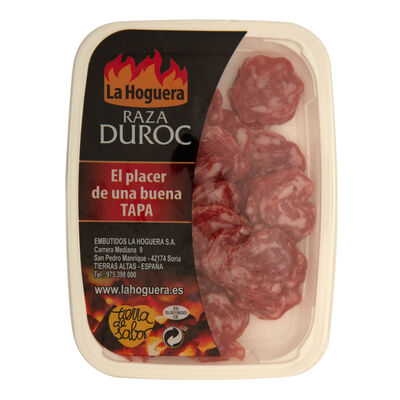 Salchich&oacute;n duroc en tapas La Hoguera 100g