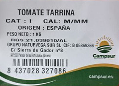 Tomate bandeja 1kg