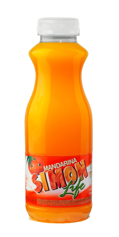 Refresco sin gas de mandarina Simon Life 33cl