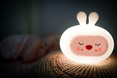 Muñeco silicona con luz Gio Sleepy Bunny