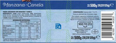 Yogur estilo griego Alipende pack 4 manzana y canela