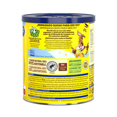 Cacao soluble Nesquik 0% 320g