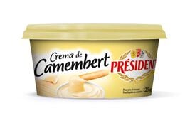 Queso crema de camembert para untar Président 125g