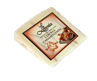 Queso de cabra La Leyenda 200 gr con cebolla caramelizada