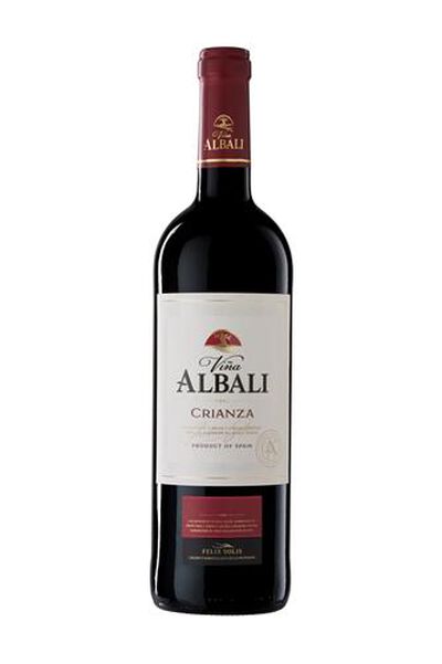 Vino tinto DO Valdepeñas Viña Albali crianza