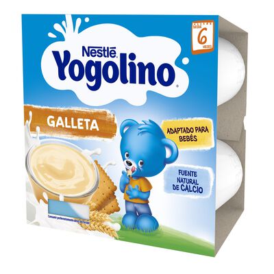 Postre Nestlé Yogolino galleta pack 4 4 ud