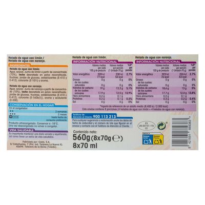 Polos Alipende 8 uds limón y naranja