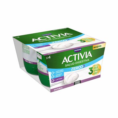 Bifidus activia probiotico zerooo Danone pack 4 natural