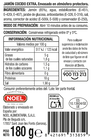 Jam&oacute;n cocido en lonchas calidad extra Alipende 180g