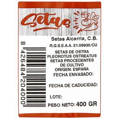 Seta bandeja 400g