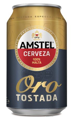 Cerveza tostada Amstel Oro lata 33cl