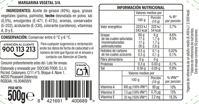 Margarina Alipende 500g