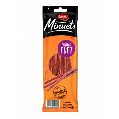 Fuet cañitas Minuets Espuña 50g