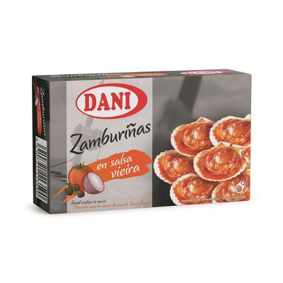 Zamburiñas en salsa vieira Dani 63g
